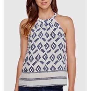 Lucky Brand Diamond Knit Halter Top